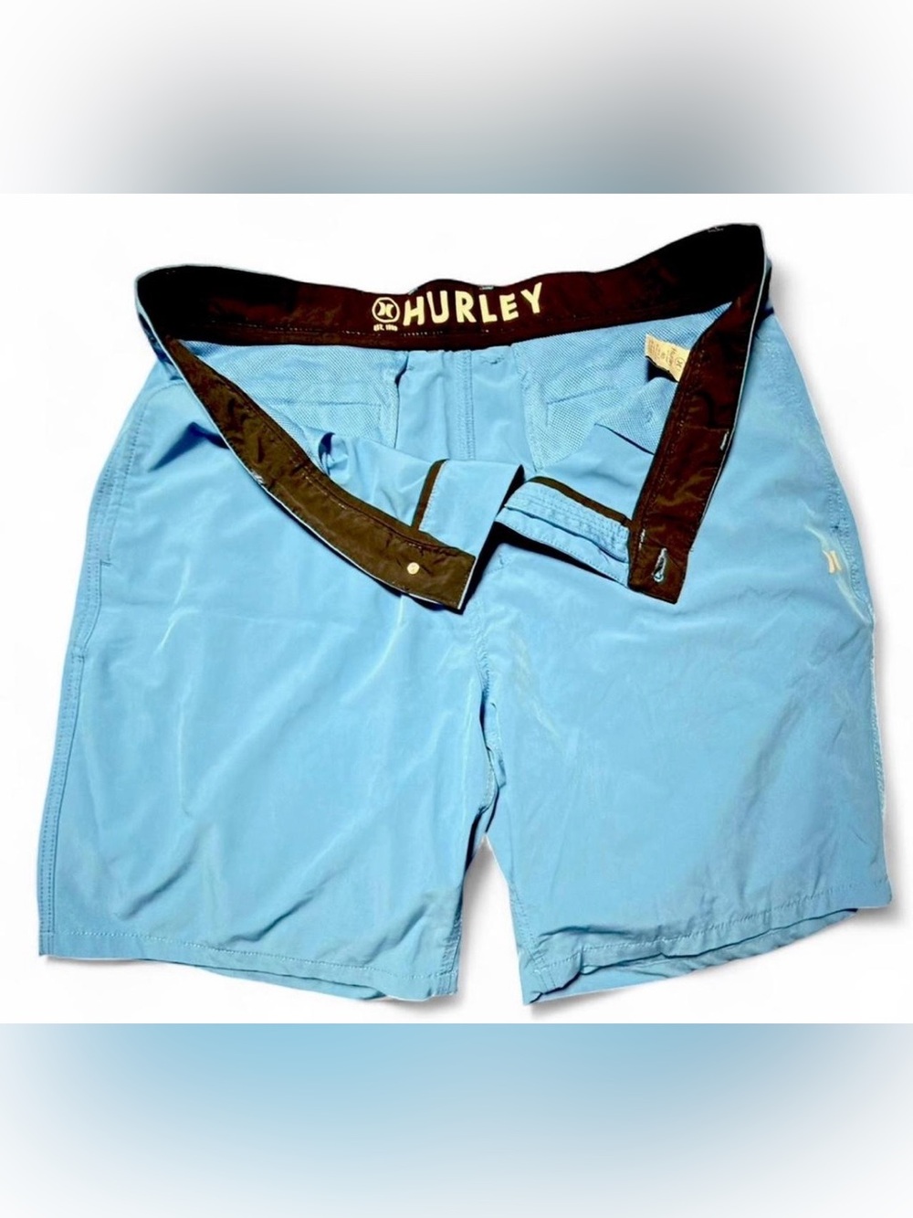 Hurley Sky Blue Men’s Athletic Shorts